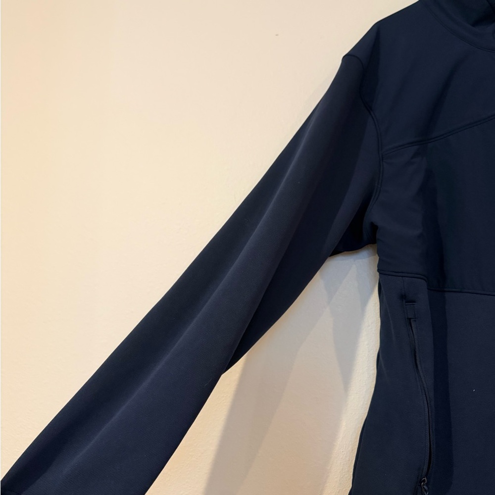 The North Face Navy Blue Full Zip Jacket XL Men’s Fleece‎ Lined 100% Polyester - Picture 2 of 5